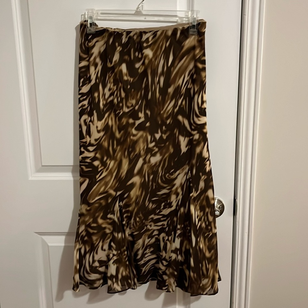 Plus size midi skirt